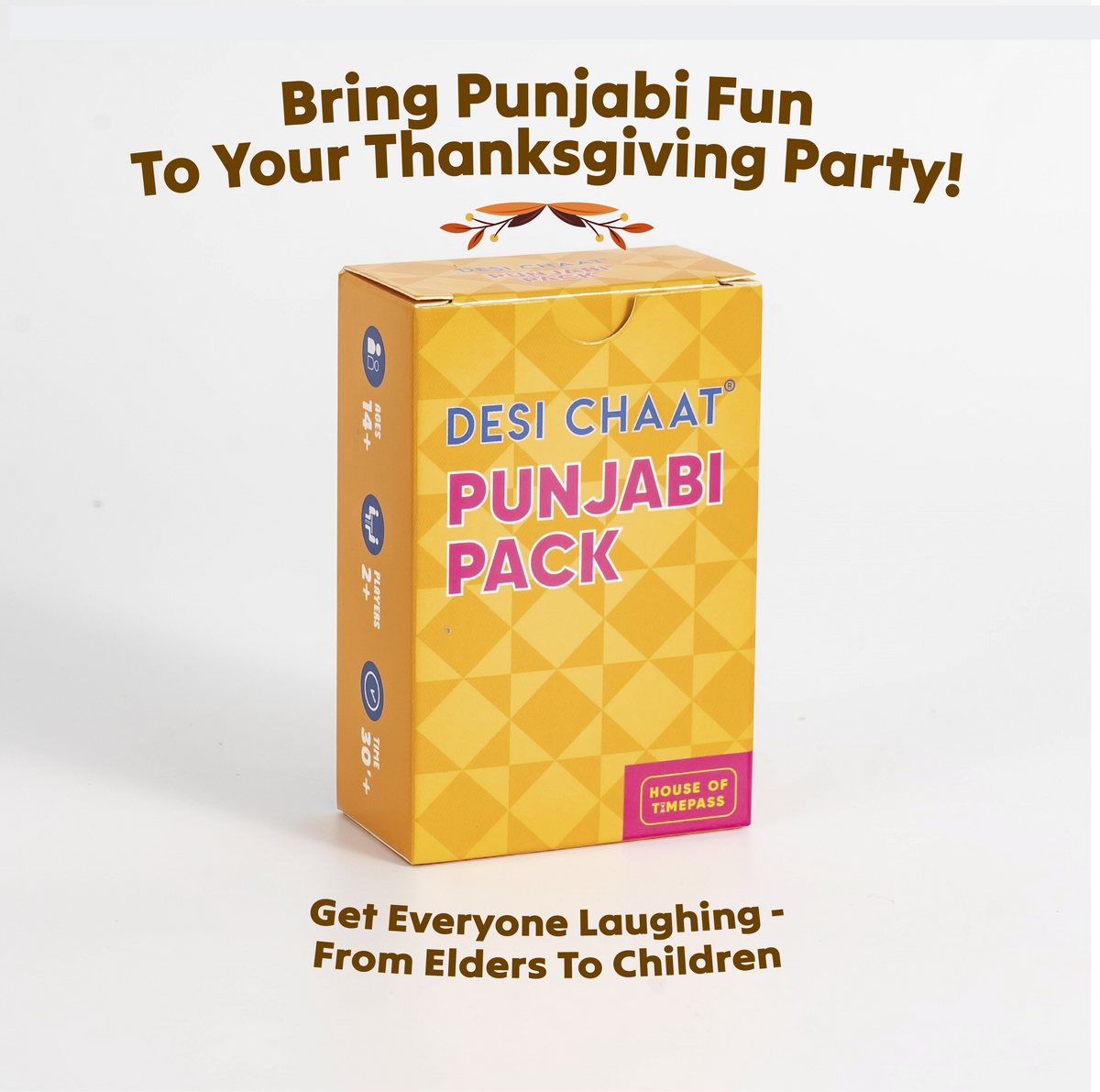 Bring Punjabi fun to your Thanksgiving party with the Desi Chaat Punjabi Pack