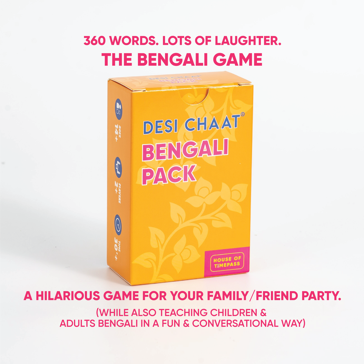 Desi Chaat Bengali Pack: 360 words of Bengali food, film and culture for a family party