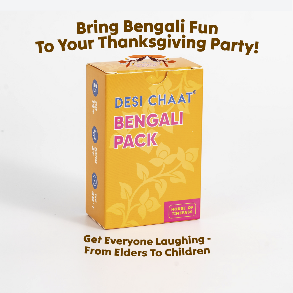 Bring Bengali fun to your Thanksgiving party with the Desi Chaat Bengali Pack